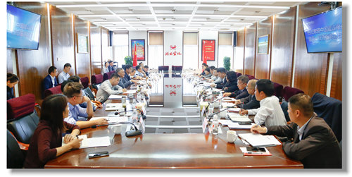 建行總行嚴(yán)達(dá)峰一行到宜化集團(tuán)調(diào)研指導(dǎo)(圖2) 建行總行嚴(yán)達(dá)峰一行到宜化集團(tuán)調(diào)研指導(dǎo)(圖2)