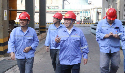 王大真深入雙環公司現場察看清潔文明生產推進情況(圖1) 王大真深入雙環公司現場察看清潔文明生產推進情況(圖1)