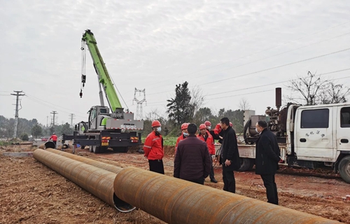 化機公司華潤供熱蒸汽管道工程項目開工！(圖1)