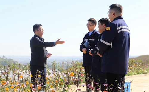 王大真到松滋肥業、楚星公司、股份公司和新項目現場調研(圖2)