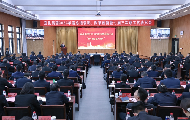 王大真總結(jié)講話 宜化集團(tuán)2023年度總結(jié)表彰、改革創(chuàng)新暨七屆三次職工代表大會勝利閉幕(圖3)