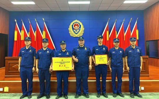 新疆宜化代表隊在自治區消防比武競賽中勇奪佳績