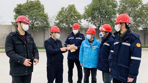 王大真到楚星公司、松滋肥業檢查疫情防控及安全生產情況