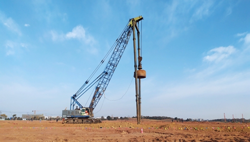 新征程新挑戰(zhàn)，氨醇項(xiàng)目迎來(lái)強(qiáng)夯第一夯